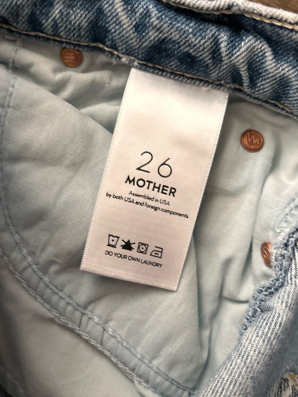 MOTHER Superior The Dazzler Ankle Jeans in Lost It Sz 26 - Picture 8 of 9